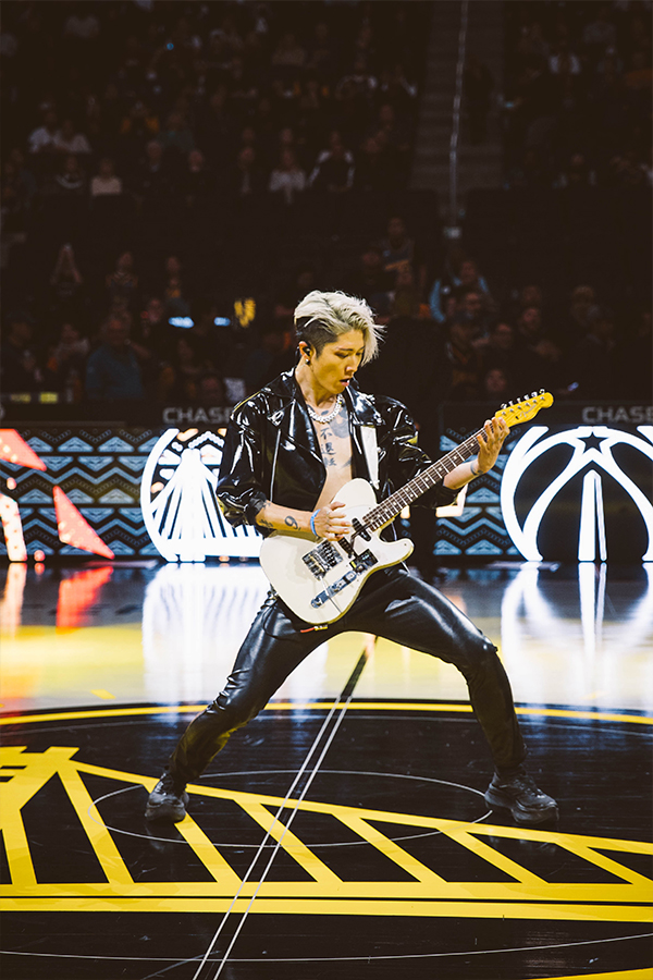 Warriors welcome guitar hero Miyavi on Japanese Heritage Night | RIFF