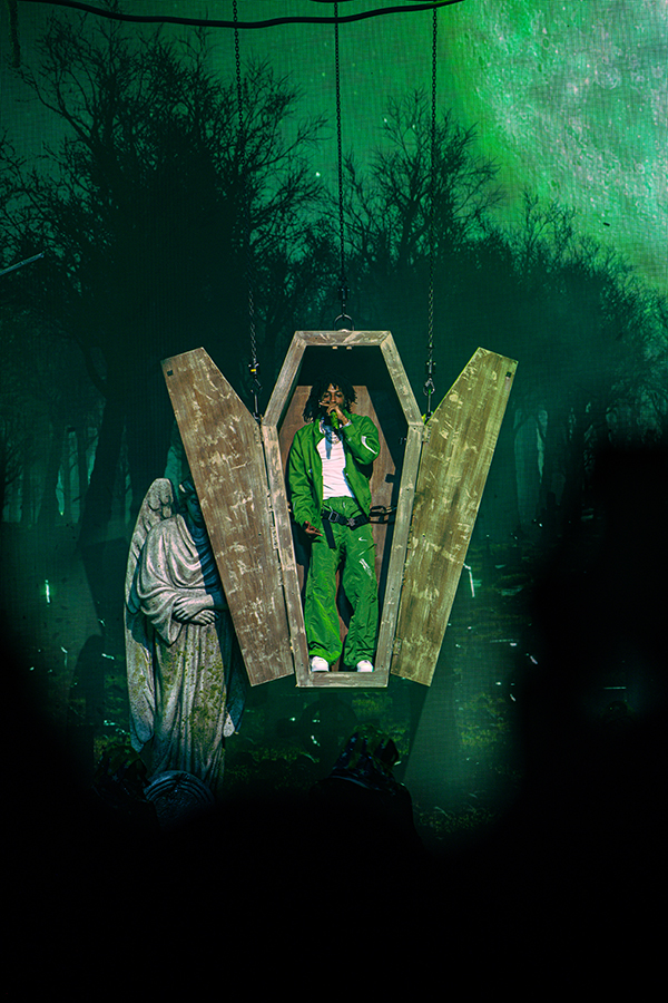 NBA YoungBoy rises from a coffin at MASA Tour stop in Oakland | PHOTOS
