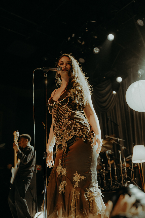 sabrina claudio silk dress Sabrina Claudio Exclusive Photoshoot and Interview