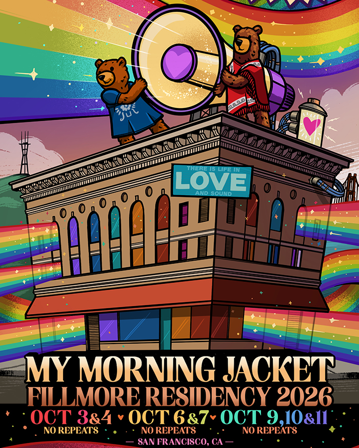 My Morning Jacket announces seven-night Fillmore residency in San